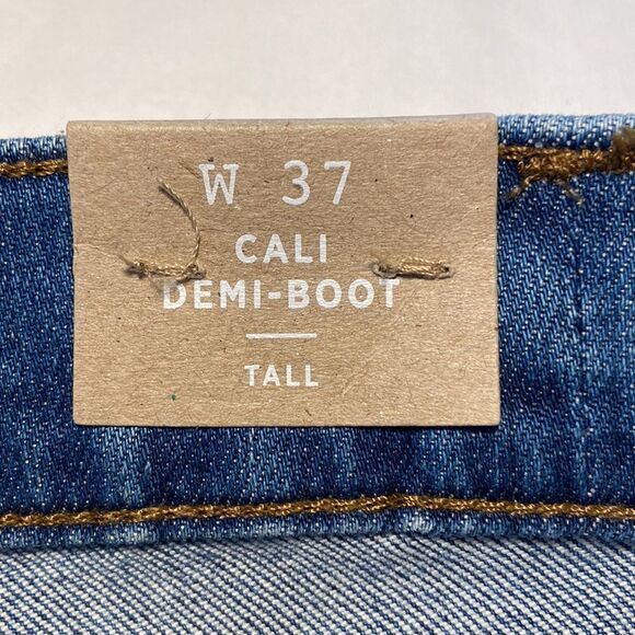 Madewell NWT Cali Demi/boot Tall denim jeans W37 - Picture 9 of 13